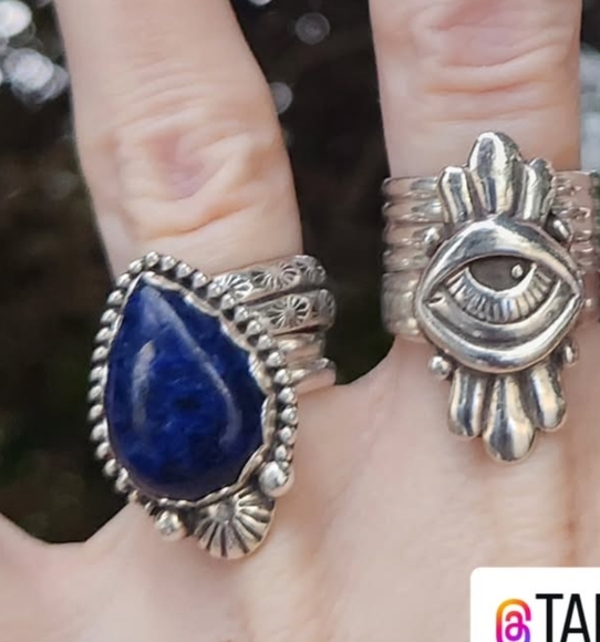 Lapis Sterling Silver Ring - Picture 7 of 7